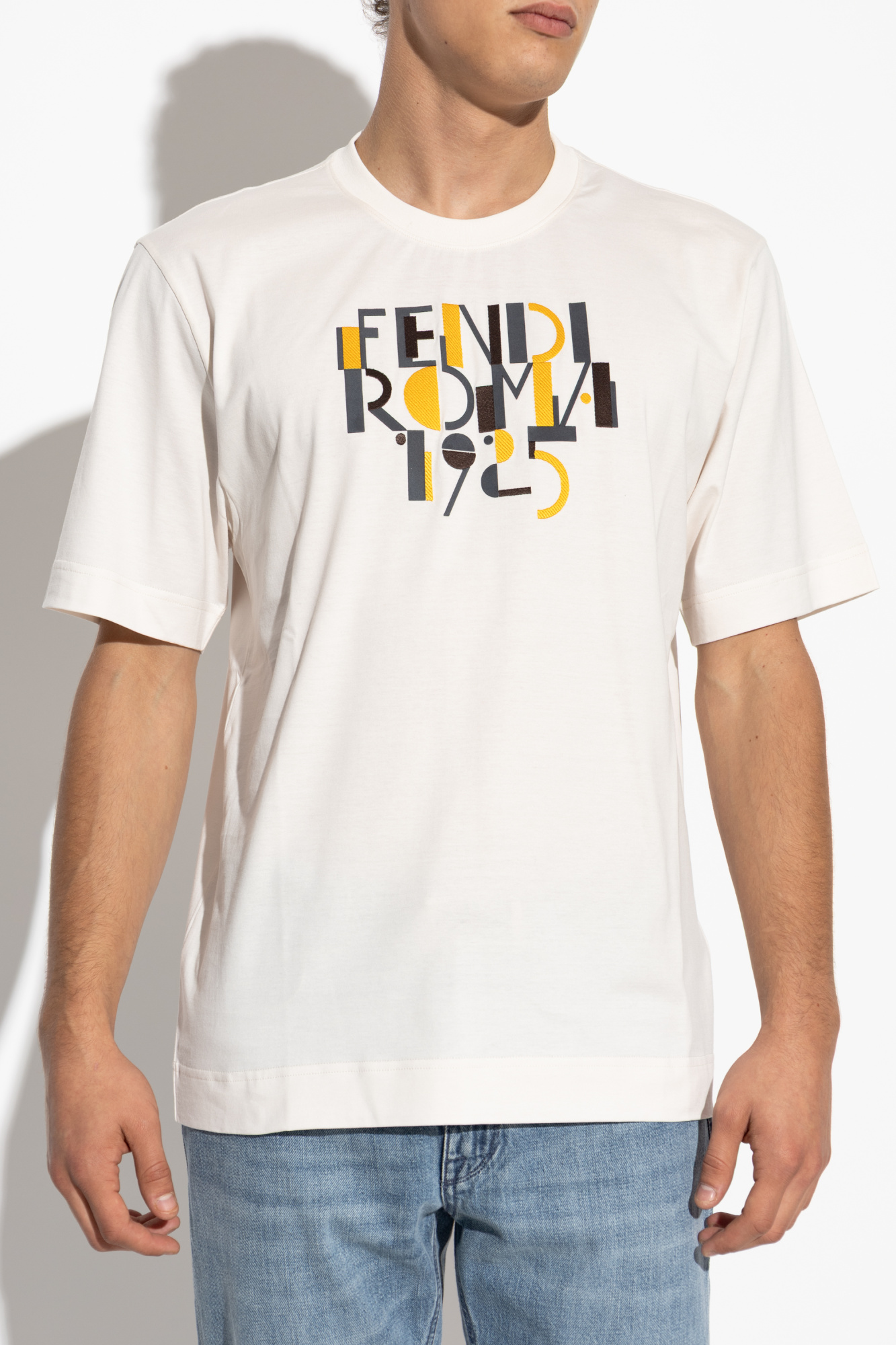 Fendi T-shirt with logo | Men's | Vitkac